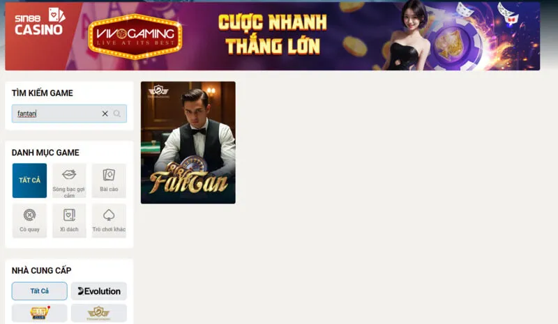 Thông tin Fantan Sin88 cho người mới 